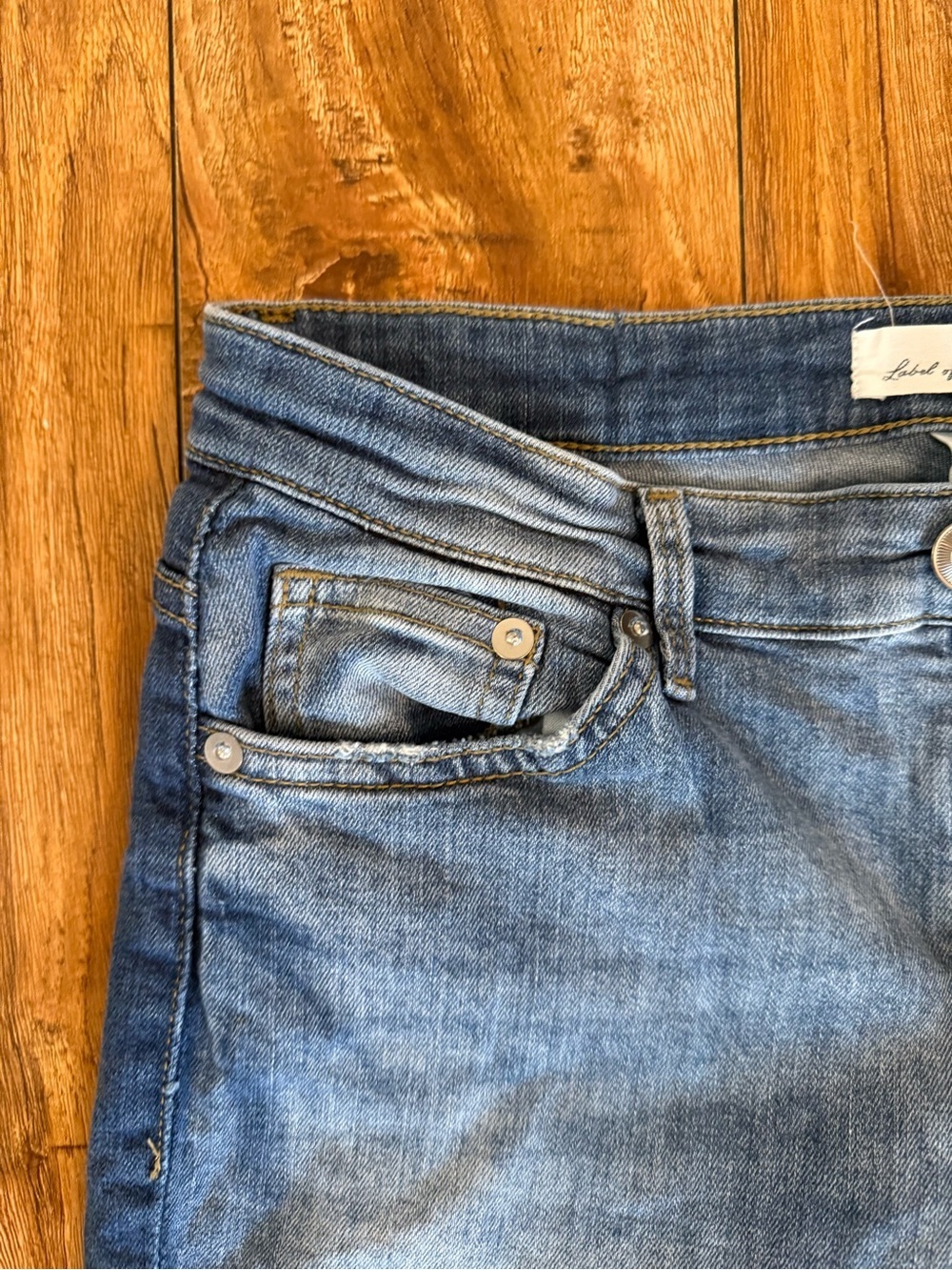 LOGG Women’s Blue Skinny Slim Ankle Cropped Jeans Size 8 - Picture 2 of 8